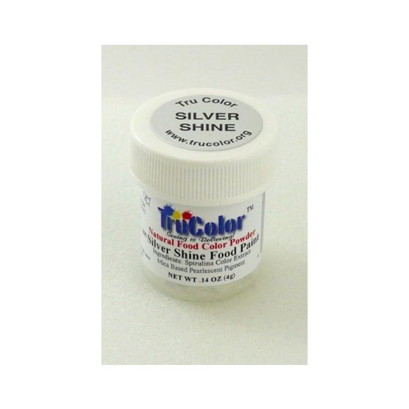 TruColor plant-based food colouring - Bright Silver AB 6g