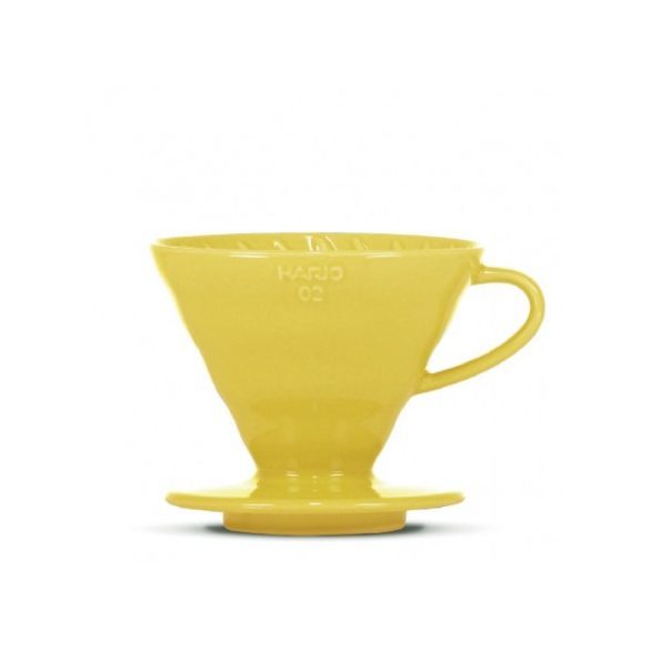 Hario V60-02 kerámia csepegtető - zöld/sárga/világoskék/lila + 40 szűrő