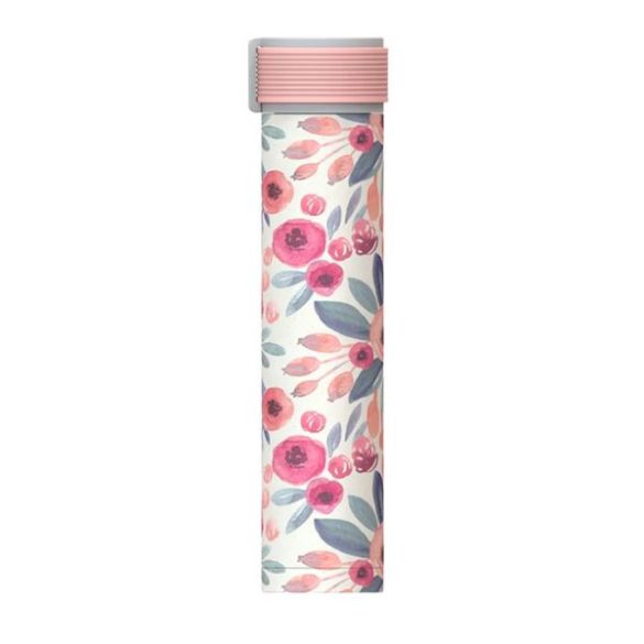 Asobu Skinny Mini vizespalack fehér/virágos/teal/pink 230 ml