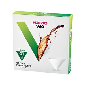 Hario V60-01 box filter paper white 40 pcs