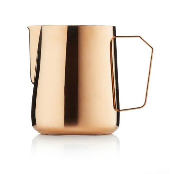 Barista & Co Pro milk spout can 400ml rose gold