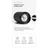 Timemore C3 ESP Pro manual coffee grinder - with retractable winding handle - black