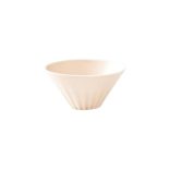 Origami ceramic tea dripper - white/mat pink/mat beige