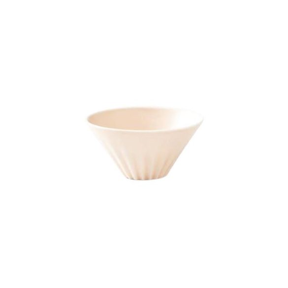 Origami ceramic tea dripper - white/mat pink/mat beige