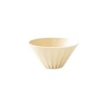 Origami ceramic tea dripper - white/mat pink/mat beige