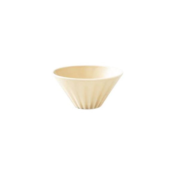 Origami ceramic tea dripper - white/mat pink/mat beige
