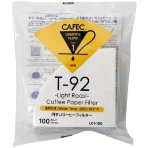 Cafec Light Roast papírszűrő 01-es méret 100 darab