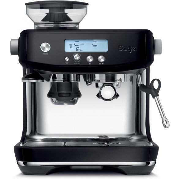 Sage SES878BTR THE BARISTA PRO™ Espresso gép kávédarálóval, a Barista Pro ™- fényes fekete